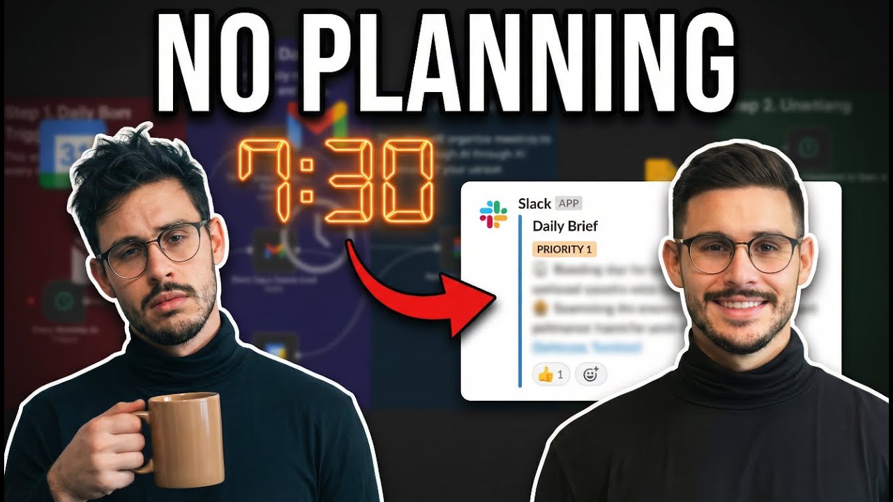 I Stopped Planning My Day (n8n + AI Does It For Me)