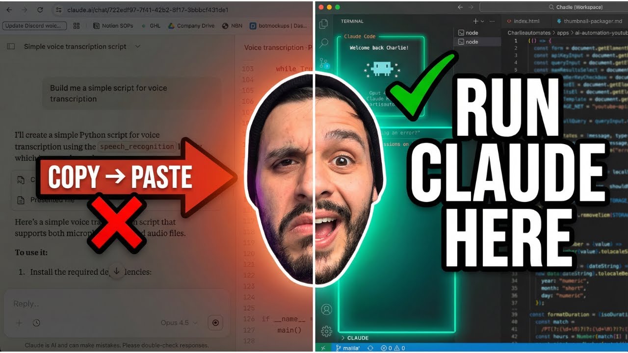 Stop Copy-Pasting: Run Claude Code in VS Code