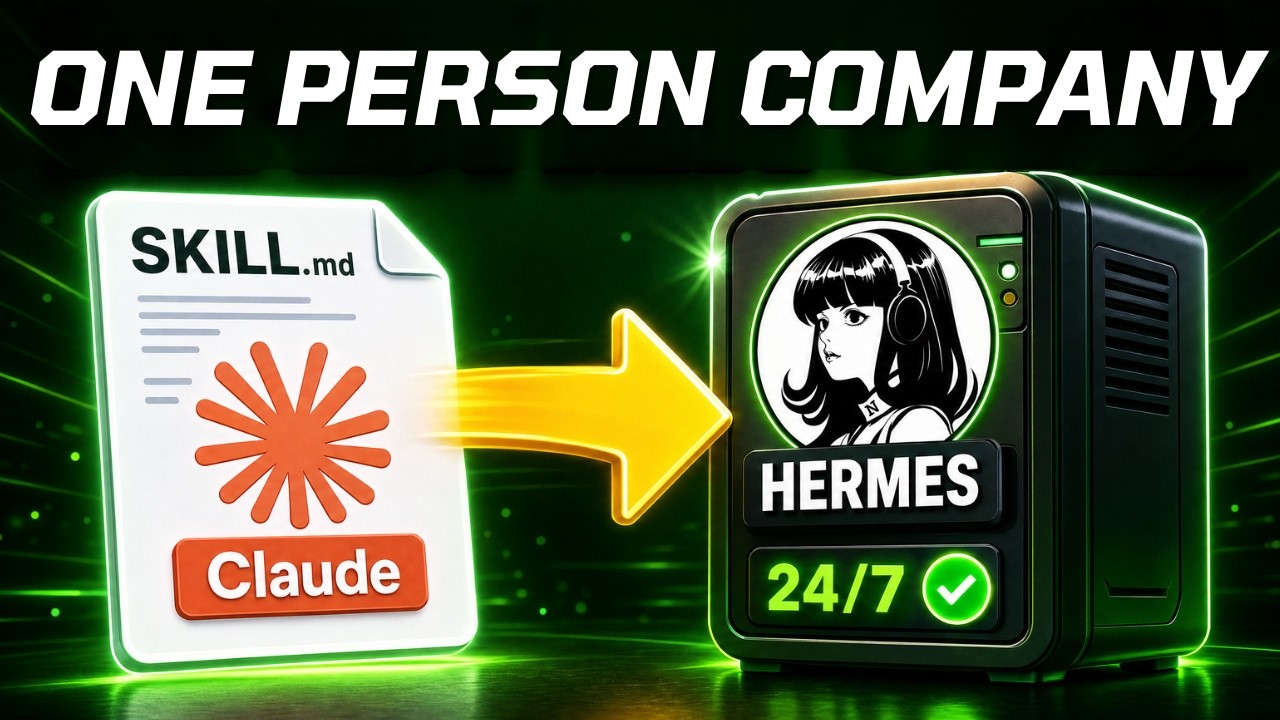 Turn Your Claude Skill Into a 24/7 Agent With Hermes
