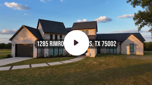 Cinematic render of a home built from an empty lot, 1285 Rimrock
